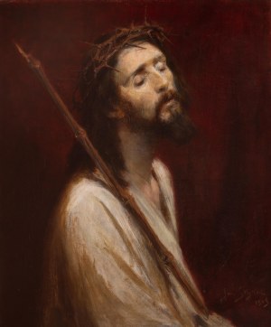 Jan Styka (1858 Lwów - 1925 Rzym), Ecce Homo, 1903 r.