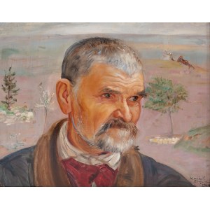 Wlastimil Hofman (1881 Prague - 1970 Szklarska Poreba), Portrait of a Man, 1924.