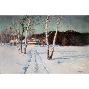 Teodor Ziomek (1874 Skierniewice-1937 Warszawa), Pejzaż zimowy