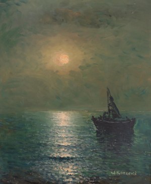 Wiktor Korecki (1890 Kamieniec Podolski - 1980 Milanówek k. Warszawy), Na morzu