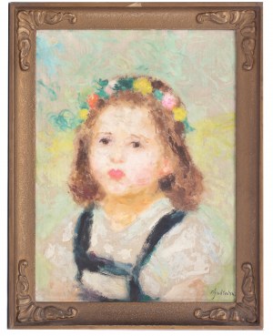 Mieszko Jabłoński (1892 Lublin - 1965 Kraków), Portret dziewczynki