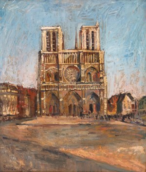 Nathan Grunsweigh (1883 Kraków - 1956 Paryż), Katedra Notre-Dame w Paryżu