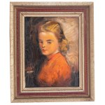 Rajmund Kanelba (1897 Warsaw - 1960 London), Portrait of a girl in a red blouse