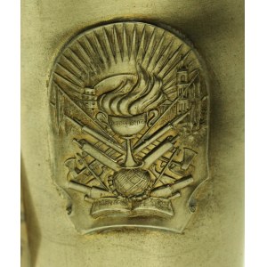 Srebrny kieliszek z emblematem Warmet