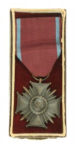 Brązowy Krzyż Zasługi z legitymacją z1949 r. Wyk. Mennica Państwowa