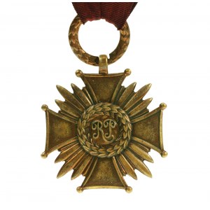 Brązowy Krzyż Zasługi RP ( wczesny okres powojenny). Wyk. Caritas/Grabski