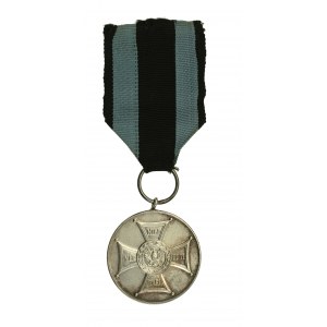 Srebrny Medal Zasłużony na Polu Chwały, z sygnaturą Mennicy