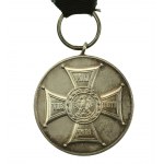 Srebrny Medal Zasłużony na Polu Chwały, z sygnaturą Mennicy