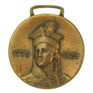 Medal pamiątkowy z okazji 150 rocznicy śmierci Kazimierza Puławskiego