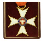 Order Odrodzenia Polski, Polonia Restituta 1944, oficerski (kl.IV) cienki (wczesny PRL)