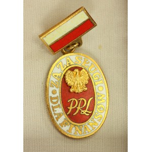 Odznaka Za zasługi dla finansów PRL, złota.