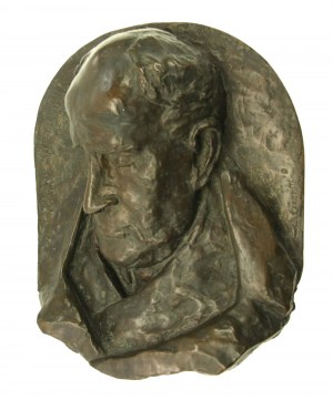 Maria Popławska z Czeczottów (1870-1936) - Płaskorzeźba Józef Hoene -Wroński