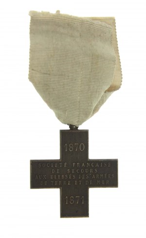 Krzyż Towarzystwa Pomocy Rannym 1870-1871 Francja