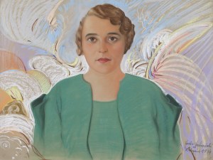 Jarosław Dąbrowiecki, Portret kobiety, Zakopane, 1934