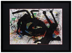Joan Miro (1893-1983), Kompozycja abstrakcyjna, lata 70. XX w.
