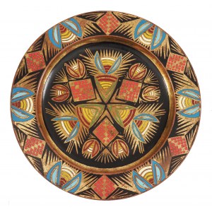 Talerz w stylu art deco, 1937 [Polska]