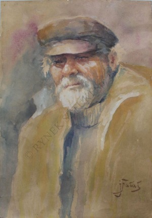 Julian Fałat (1853-1929), Portret mężczyzny