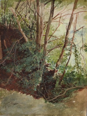 Walerij Iwanowicz Jakobis (1843-1902), W lesie (1883)