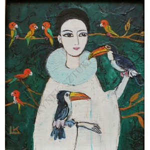 Krystyna Liberska (1926-2010), Pierrot-pár obrazov