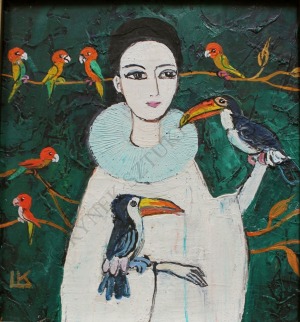 Krystyna Liberska (1926-2010), Pierrot-para obrazów