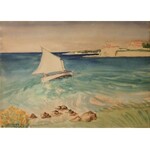 Rafał Malczewski (1892-1965), Widok miasta Rab w Chorwacji