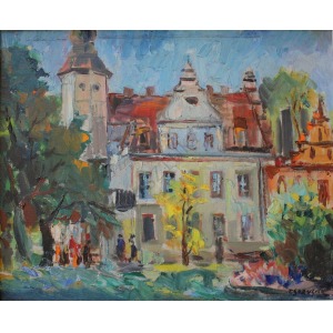 Tadeusz Sprusiak (1907-1985), Pałac w Poddębicach