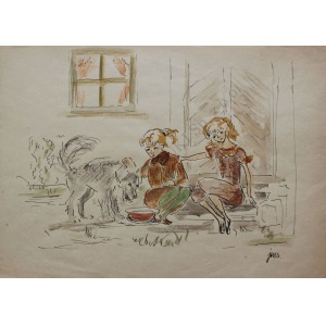 Jan Marcin Szancer (1902-1973), Dzieci i pies