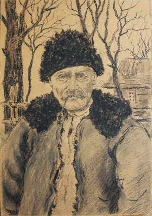 Leon Wyczółkowski (1852-1936), Portret górala