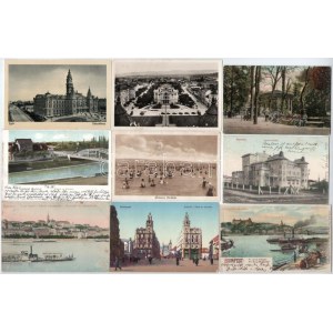 Régi magyar városképes lapok, több mint 60 db / Hungary, more than 60 old postcards
