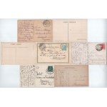 620 db régi külföldi városképes lap, érdekes vegyes anyag / 620 old foreign postcards...