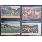 Ausztria 192 darabos szép régi képeslap gyűjtemény rengeteg jobb lappal albumban, hagyatékból ...