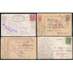 18 db I. világháborús tábori posta képeslap + 7 hadifogolylap + 5 cenzúrás képeslap / The Great War 18 Field postcards ...