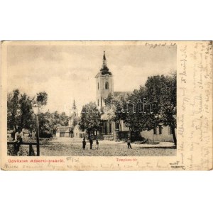 1905 Albertirsa, Templom tér (EK)