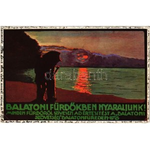 1919 Balaton, Balatoni fürdőkben nyaraljunk! Minden fürdőről szívesen ad értesítést a Balatoni szövetség. Ezért a ...