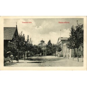 Balatonfüred, Templom utca, Blaha Lujza villa. Hordós Ferenc kiadása