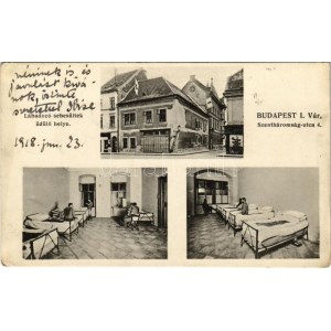 1918 Budapest I. Vár, Lábadozó sebesültek üdülő helye, belső. Szentháromság utca 4. (EK)
