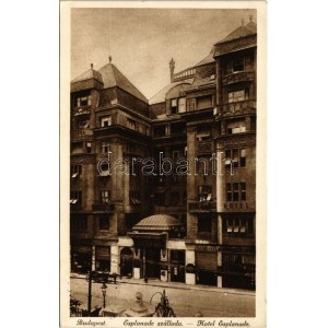 1931 Budapest II. Hotel Esplanade szálloda, a Lukács és a Császár fürdővel szemben. Zsigmond utca 38-40...