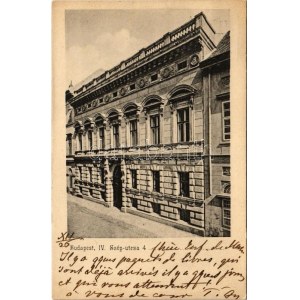 1903 Budapest V. Almásy palota, Szép utca 4.