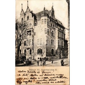 1910 Budapest VIII. Palotanegyed, Gschwindt-palota, Eszterházi utca 15. (ma Puskin utca 19) (fl)