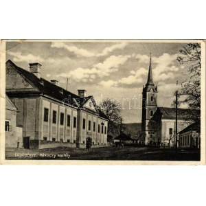 1930 Erdőbénye, Rákóczy kastély, templom (EB)