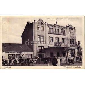 1942 Gödöllő, Központi szálloda, cukrászda, fényképészeti műterem, söntés (Rb)