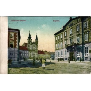 1912 Sopron, Domonkos templom. Novák László kiadása
