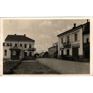 1941 Bánffyhunyad, Huedin; Tigris szálló, Szilágyi Márton frontharcos vendéglő és étterem, Hangya, Patika gyógyszertár...