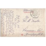 1917 Brassó, Kronstadt, Brasov; Hohe Warte / Magas pihenő vendéglő és szálloda kertje / inn, restaurant and hotel (EK...