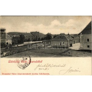 1903 Csíkszereda, Miercurea Ciuc; megyeháza. Dresznánd Viktor kiadása / county hall
