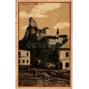 1915 Árvaváralja, Oravsky Podzámok (Magas-Tátra); vár, Steindl üzlete. Feitzinger Ede No. 247. / castle...