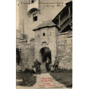1911 Árvaváralja, Oravsky Podzámok (Magas-Tátra); vár részlete. Feitzinger Ede 122. / castle (EK...