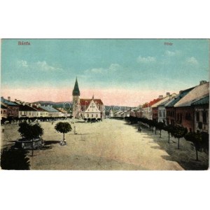 Bártfa, Bardiov, Bardejov; Fő tér, városháza / main square, town hall