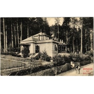 1908 Bártfafürdő, Bardejovské Kúpele, Bardiov, Bardejov; Gül Baba Villa. Hajts Kornél felvétele...