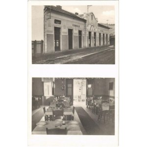 1943 Ökörmező, Volove Polje, Mizhhirya; Carpathia szálloda, vendéglő, étterem, belső / hotel and restaurant...
